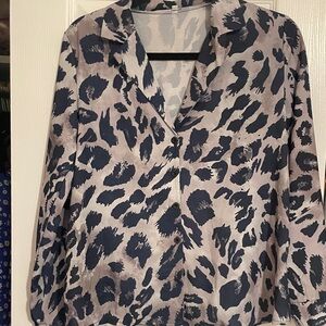Stylish Animal Print Women's Top